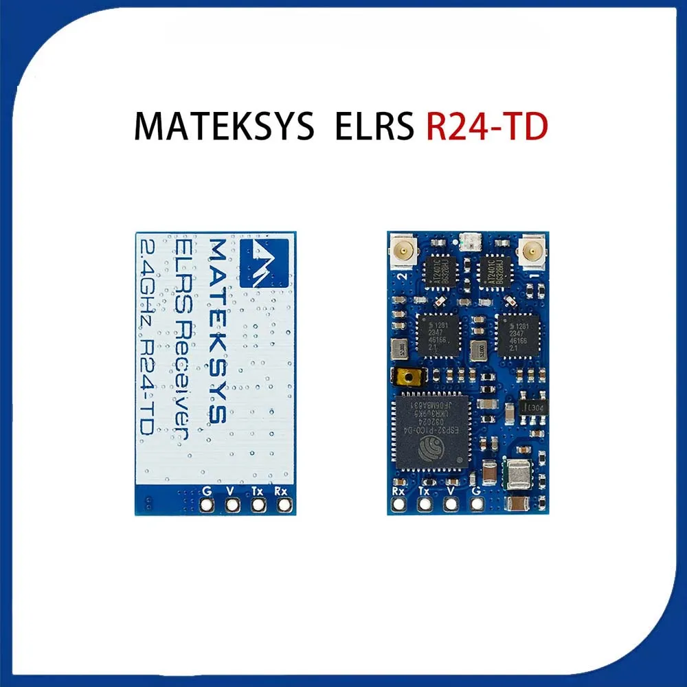 

MATEK R24-TD MATEKSYS EXPRESSLRS 2,4 ГГц УДИВИТЕЛЬНЫЙ приемник для RC FPV Drone
