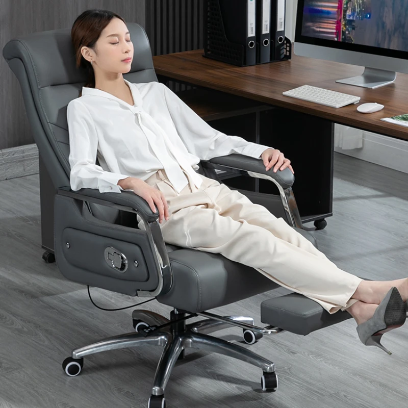 High Ergonomic Office Chairs Swivel Desk Barber Makeup Office Chairs Armchair Bedroom Silla Sessel Office Furniture WN50OC