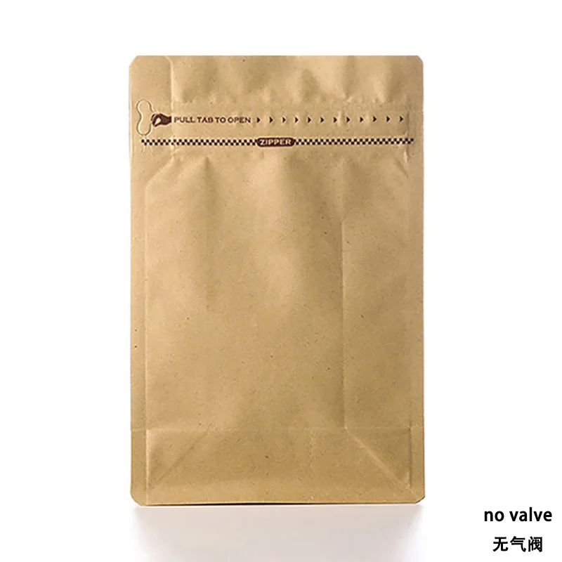 50 Stück Kaffeebeutel mit flachem Boden, Ventil und Reißverschluss, Aluminiumfolien-Futterbeutel zur Aufbewahrung von Kaffeebohnen und Lebensmitteln – Detail 13
