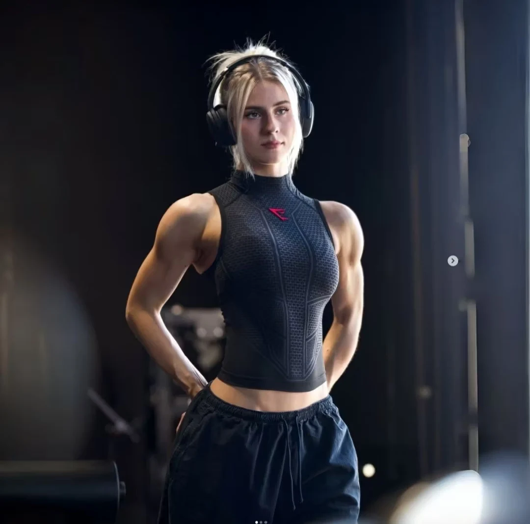 GYM SHARK2026 new Onyx v1 women's fitness vest, suitable for the gym, slim fit to highlight the figure, three color silicone log