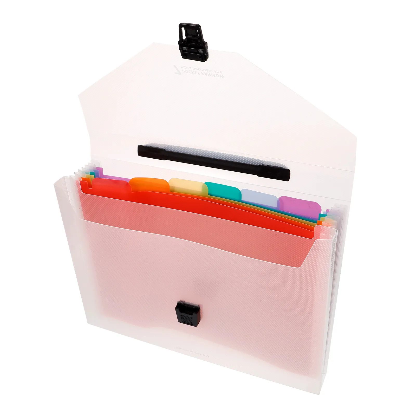 

Lightweight Portable Expanding File Folder Plastic Accordion File Organizer with Multiple Pockets for Bills Documents Receipts