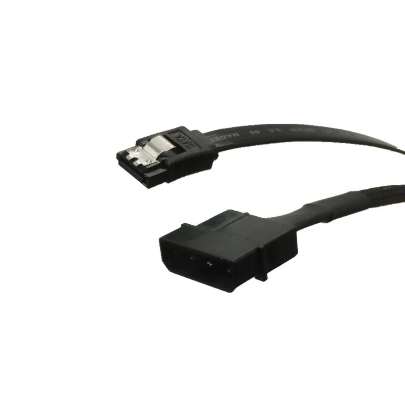 40cm SATA 7+15-pin Power Cable 22pin to SATA 7pin +4pin IDE Adapter Hard Disk Optical Cable for Desktop Computer 50cm