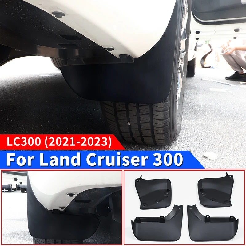 

For 2021 2022 2023 Land Cruiser 300 LC300 Front Rear Mud Flap Splash Guards body kit Exterior upgraded Modification Accessories