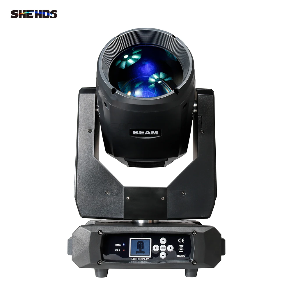 SHEHDS Super Beam 4PCS 350W 17R Moving Head Rainbow Frost Effect Frost 8+16+24 Prisms for Nightclub Dance Floor Wedding