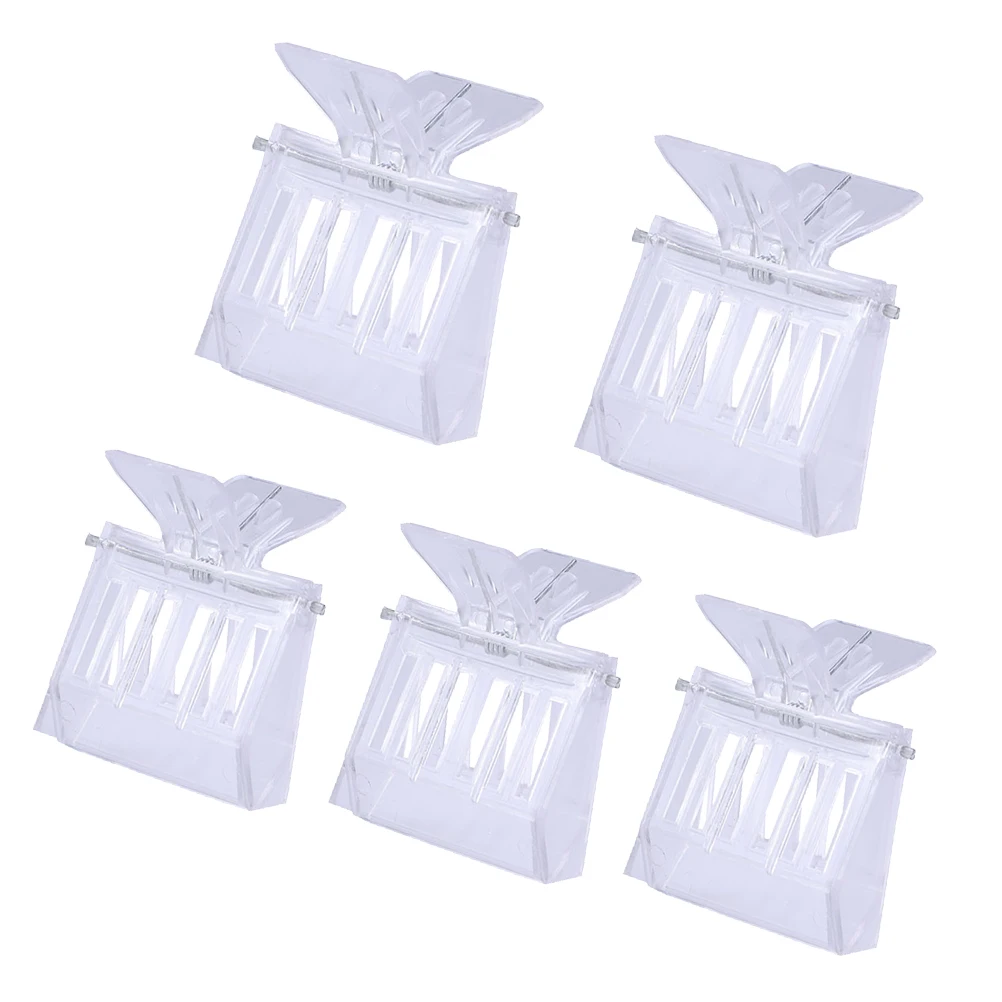 

10 Pcs Beekeeping Accessory Catcher Transparent Clips Tools Set