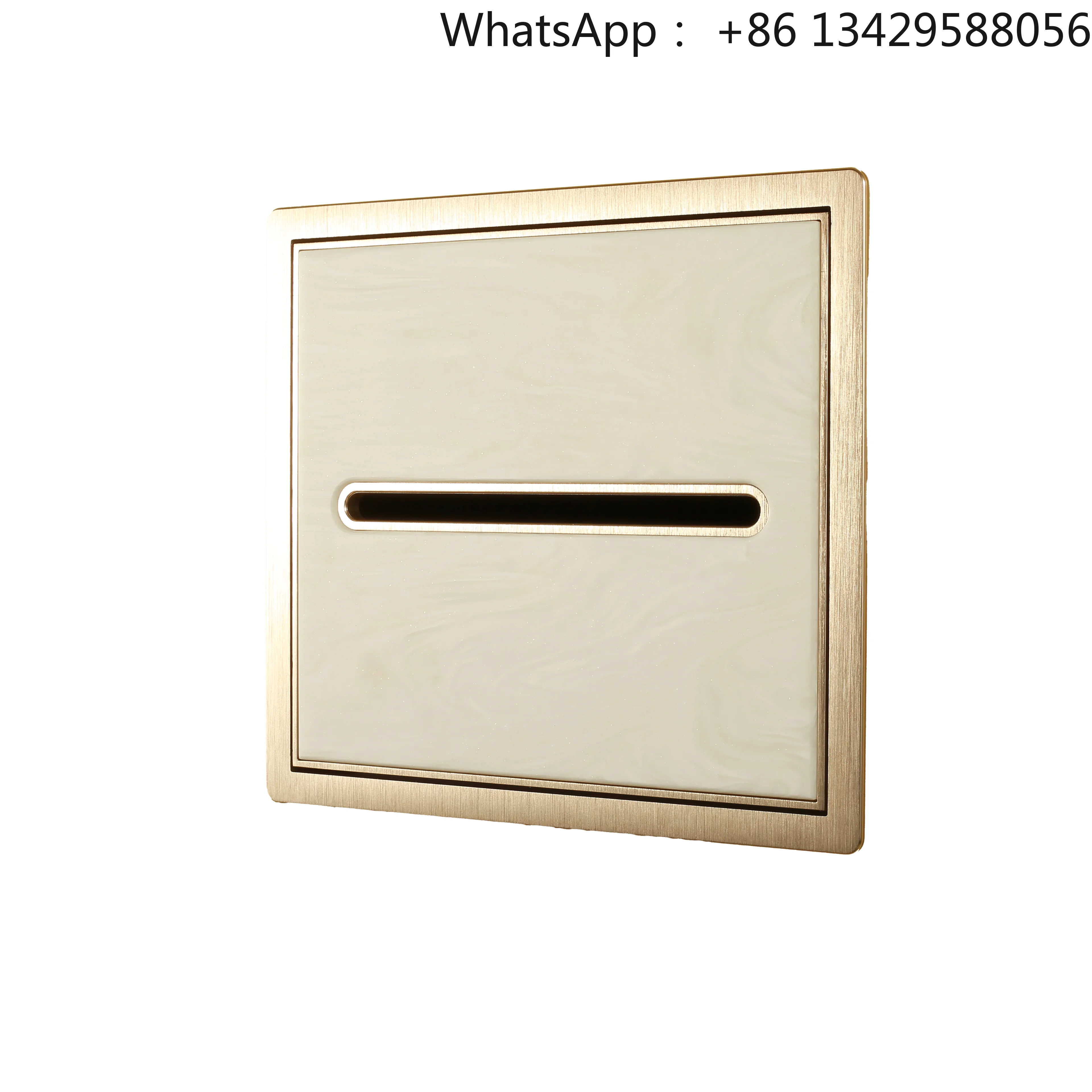 Modern Stainless Steel Wall Mounted Tissue Box Aluminum Frame Leather Towel Paper Roll Holder Recessed Niche for Bathroom Hotels