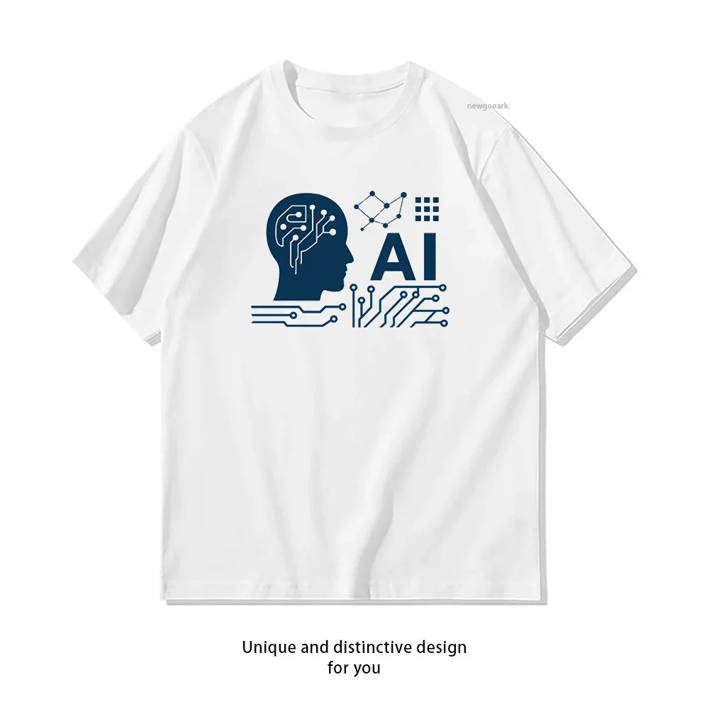 artificial general intelligence T-shirt Woman Man Casual Cotton Printed T Shirts Adult Streetwear Camisetas Tops