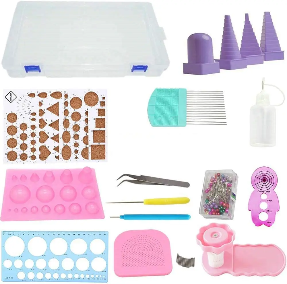 

All-in-one Quilling Tool Set Complete Quilling Tools Kit with Storage Case