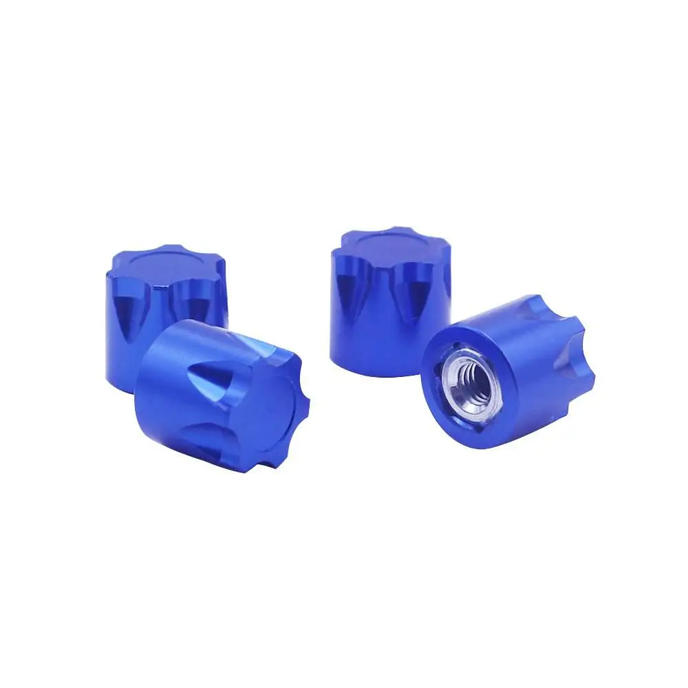 4 stücke Cnc Aluminium Legierung M4 Mutter Felge Hut Kappe Für 1/10 Rc Crawler Traxxas Trx4 Trx6 Slash D90 d110 Scx10 Rc Tamiya Yokomo Hsp
