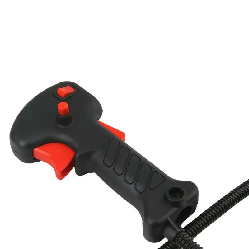 新入荷-1個-19mmオレンジストリマーハンドル（トリマーおよびブラシカッター用）80cmスロットルトリガーケーブル付き