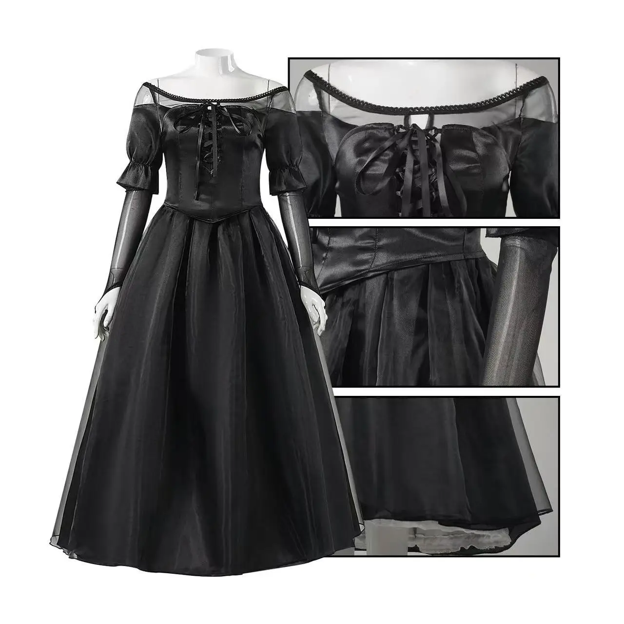 

Cosplay Costume Michael Black Wedding Dress Cosplay Dress Suitable for Halloween and Christmas