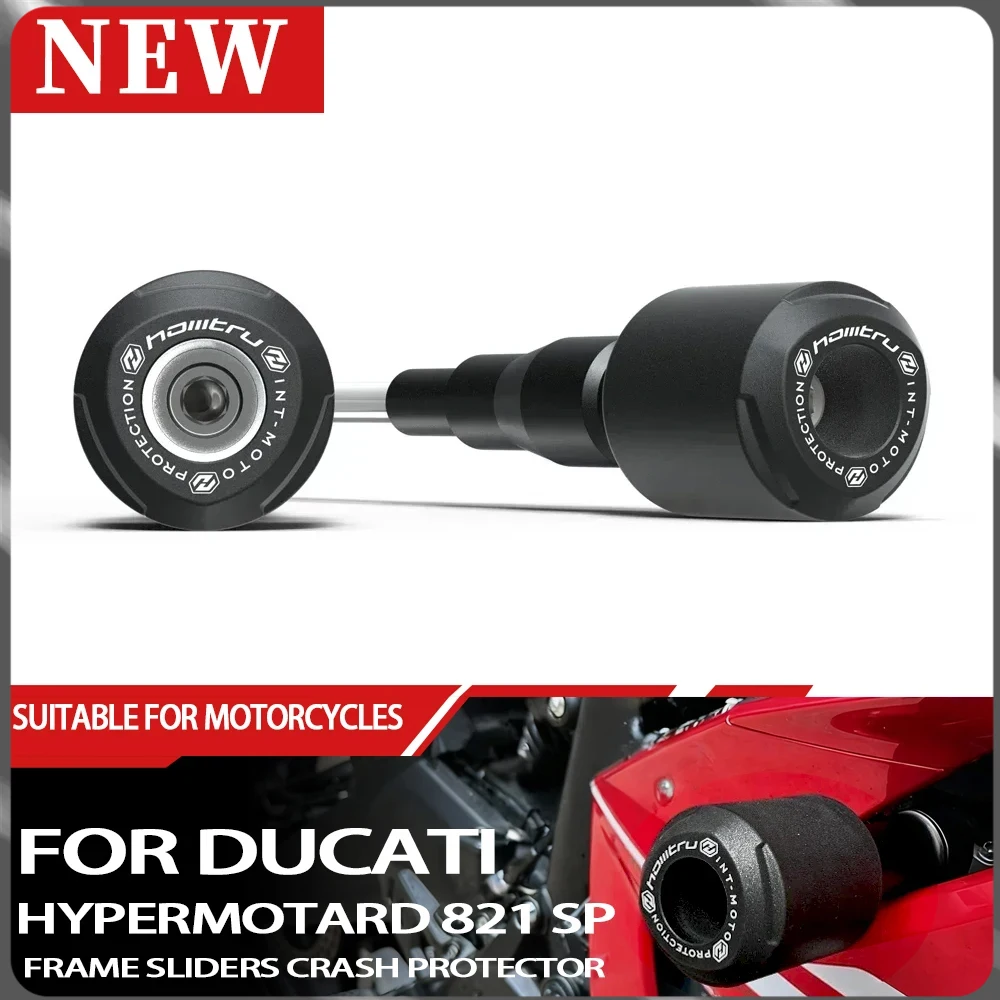 

For Ducati Hypermotard 821/SP 2013-2015 motorcycle frame modification fork axle slider protection anti-collision pad accessories