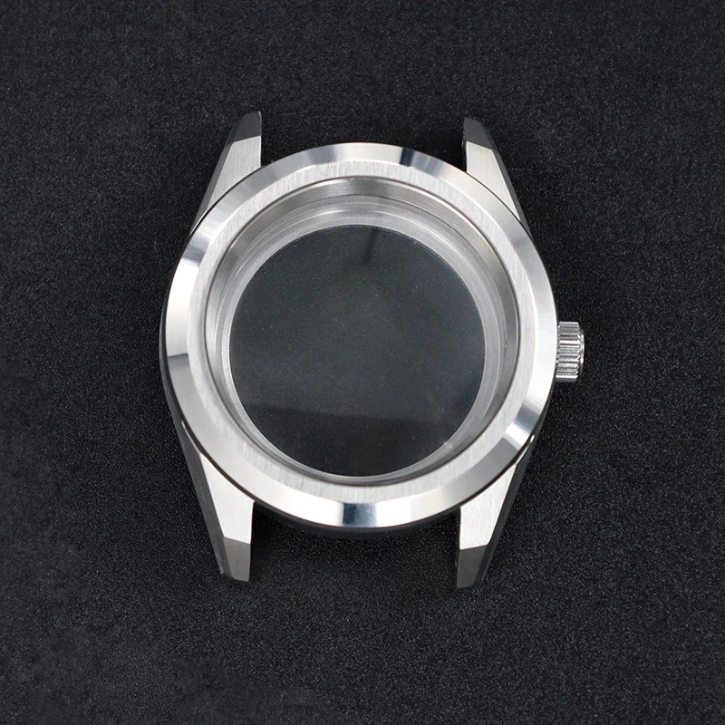 RIMALTI New Case 38mm design WatchCase Stainless Steel Sapphire Glass AR Coating for NH35 NH36 NH38 NH70