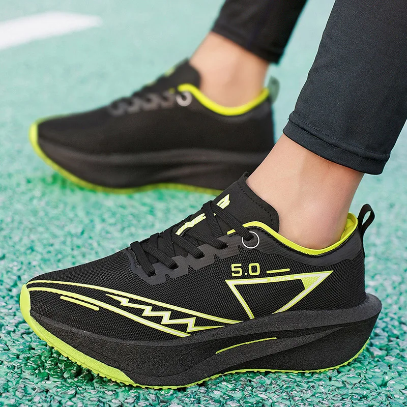 

Unisex Sports Shoes Carbon Plate Walking Running Sneakers Shock-Absorbing Marathon Racing Athletics Training for Men's&Women
