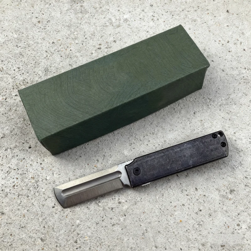 Unisex D2 Steel Folding Blade Pocket Knife - Compact,High-Hardness, Pocket-Friendly EDC Tool with FunctionalDesign for Outdoor Hiking, Everyday Carry Tasks, Hiking Gear