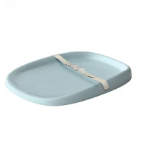 Babyfond Coussin portable pour soins de bébé en matériau PU doux, imperméable, coussin de douche pour bébé, soin mobile 3