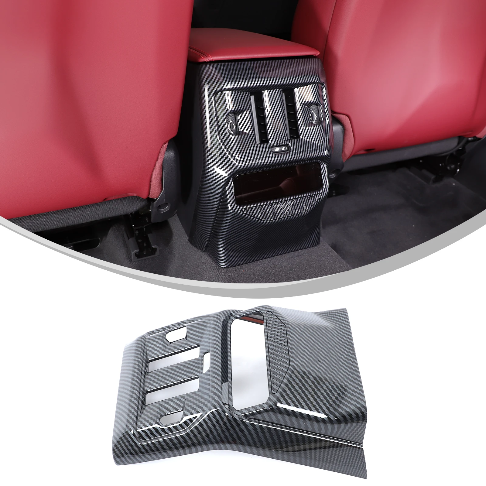 

ABS Center Console Armrest Rear Vent Kick Guard Kits for BMW X3 Automotive Interior Accessories