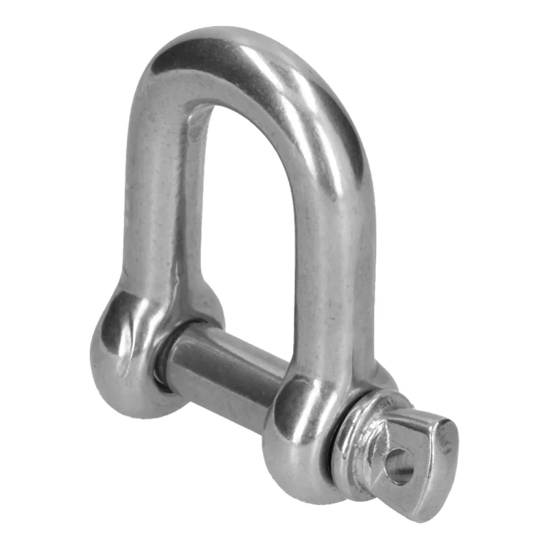 D Ring Anchor Shackle 304 Stainless Steel Screw Pin Chain Connector Marine Land Lifting Tool20Pcs M4