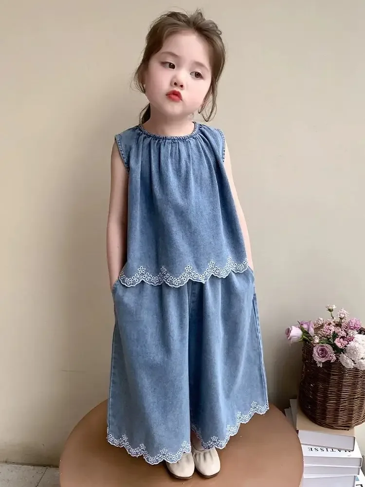 moda-estiva-bambino-dolce-ragazze-senza-maniche-blu-fiori-ricamati-jean-top-magliette-pantaloni-2-pezzi-abiti-abiti-di-moda-per-feste
