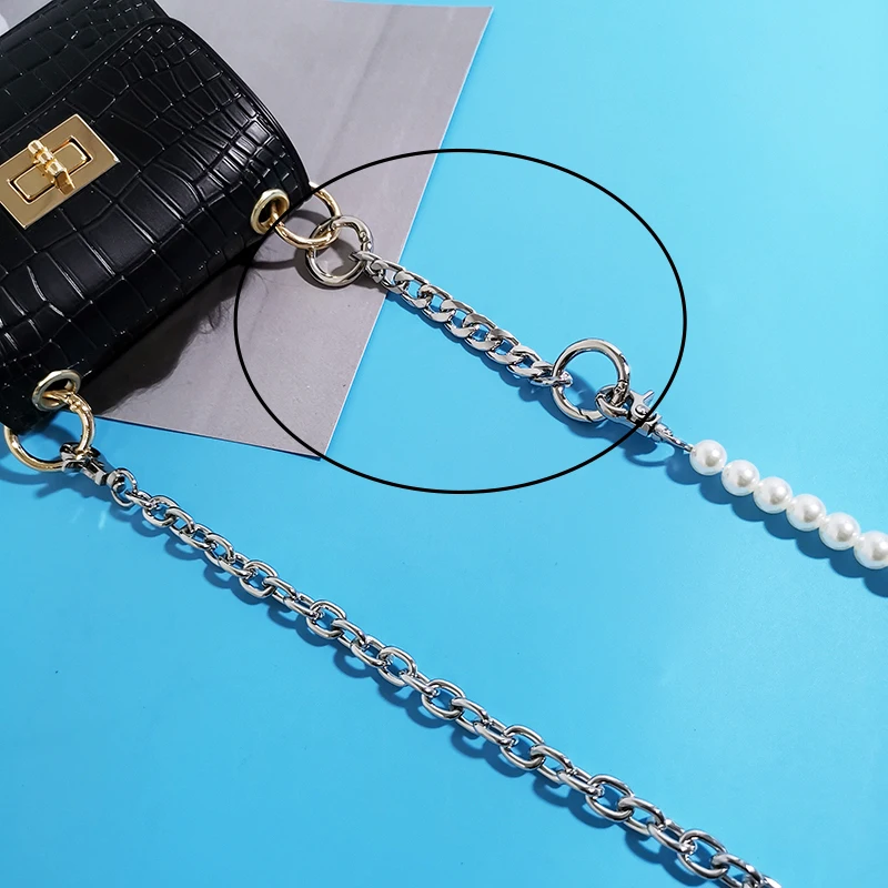 15/20cm  Extension Bag Chain Short Metal Purse Chain Strap Handbag handle replacement Chains for Extend Shoulder Bag Strap