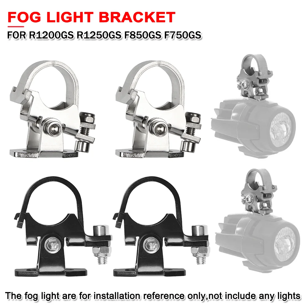 

Motorcycle Fog Light Mounting Bracket For BMW R1200GS F750GS F800GS R1250GS ADV 2018-2023 Moto LED Headlight Mount Clamp Holder