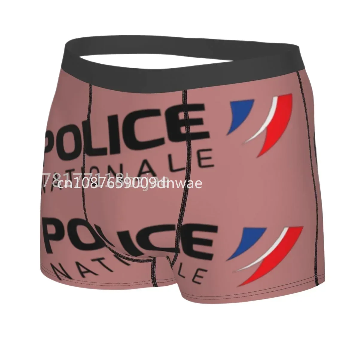 French Police Men Boxer Briefs Underpants Highly Breathable High Quality Gift Idea