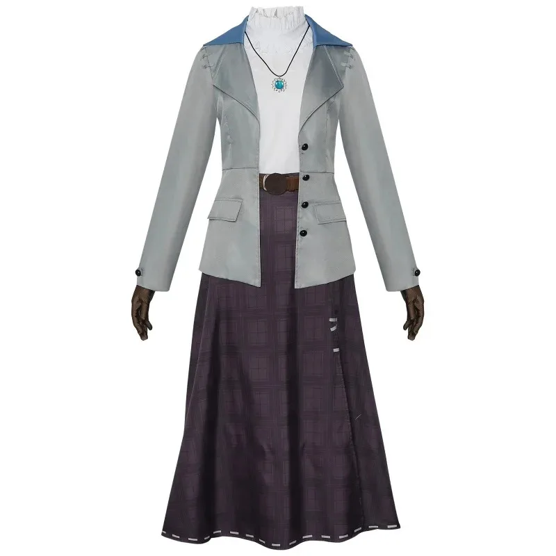 

CyAlice DeRoss, новый игровой костюм для выживания, репортер, прекрасный костюм для косплея, вечерние костюмы на Хэллоуин, женский костюм для ролевых игр