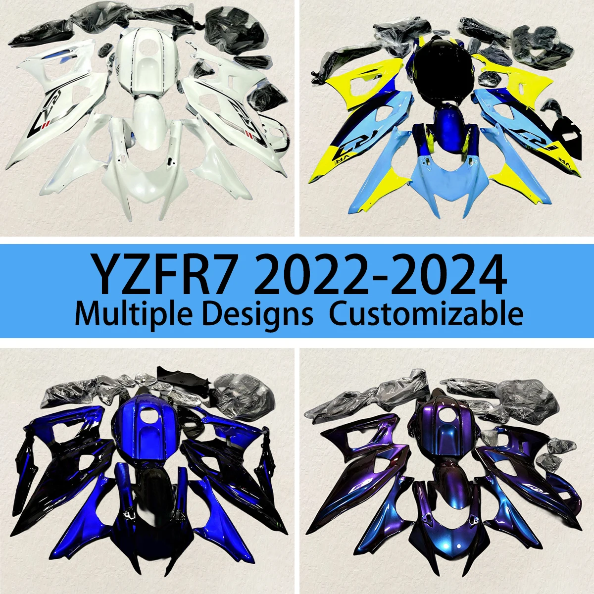 

Customizable Fairing Kit for YAMAHA YZF R7 2022 2023 2024 Motorcycle Prime Racing Fairings YZFR7 22 23 24