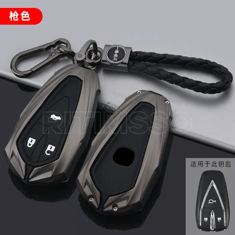 Alloy Car Key Case Cover for Changan CS35 Plus CS55 PLUS CS75 PLUS Eado UNI-T for Changan Oushang X5 X7 EV 2019 2020 2021