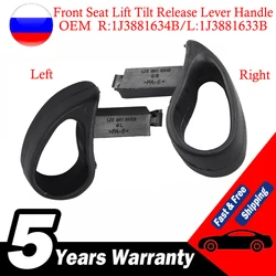 Para VW MK4 Golf Bora Polo para Audi A1 Seat Ibiza asiento delantero de coche elevación palanca de liberación de inclinación manija izquierda derecha 1J 3881633 B 1J 3881634 B B B