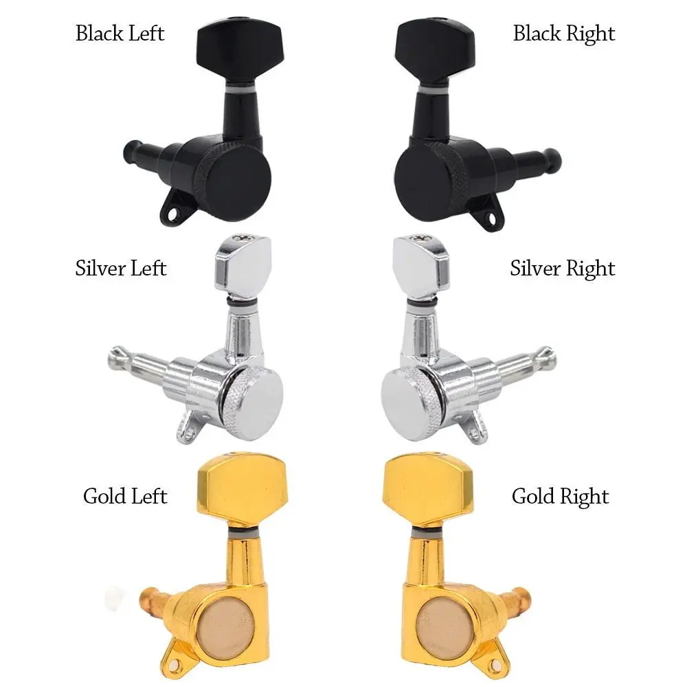 New String Knob Guitar Tuning Pegs Sealed Replacement Machine Heads Tuners Geared Vintage Electric Guitar Accessories Guitar