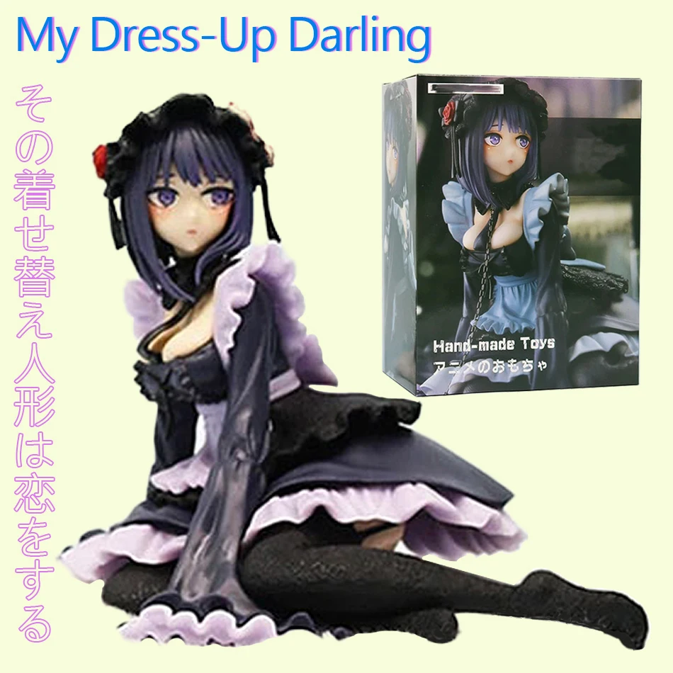 ฟิกเกอร์อนิเมะ My Dress-Up Darling ปี 2025 ชุดแม่บ้านสีดำ คิตากาวะ มาริน ของสะสม ตุ๊กตาตั้งโต๊ะ ของเล่นสะสม ของขวัญ