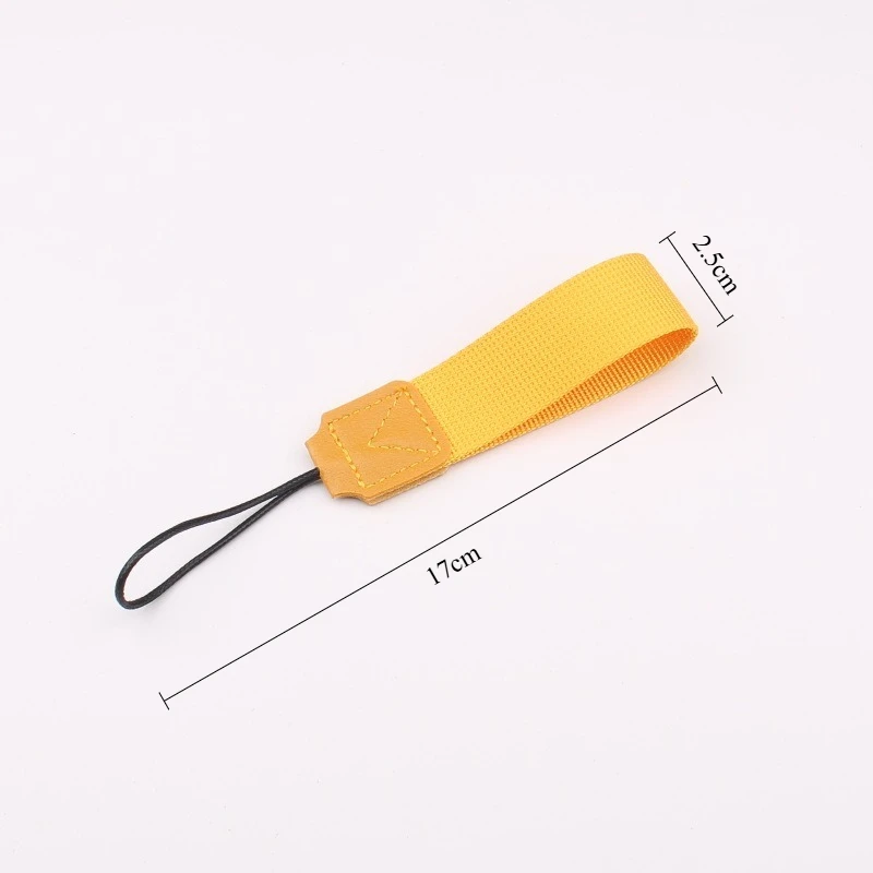 Customized LOGO Keychain Wrist Strap Blank Coffee Cup Lanyard Portable Webbing Short Rope Personalized Text Polyester Ribbon