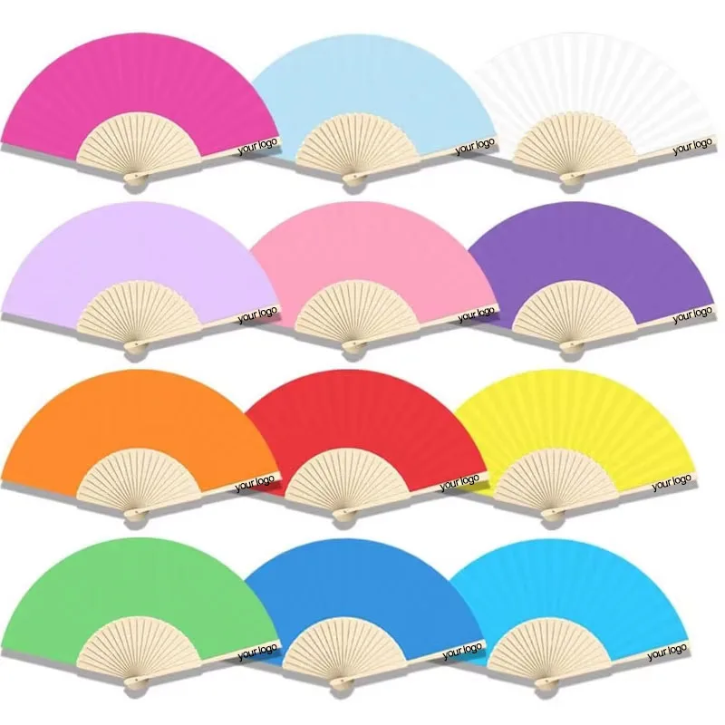29pcs Party gifts and fans, handheld paper fans, bamboo folding fans, for wedding gifts, parties, families, brides