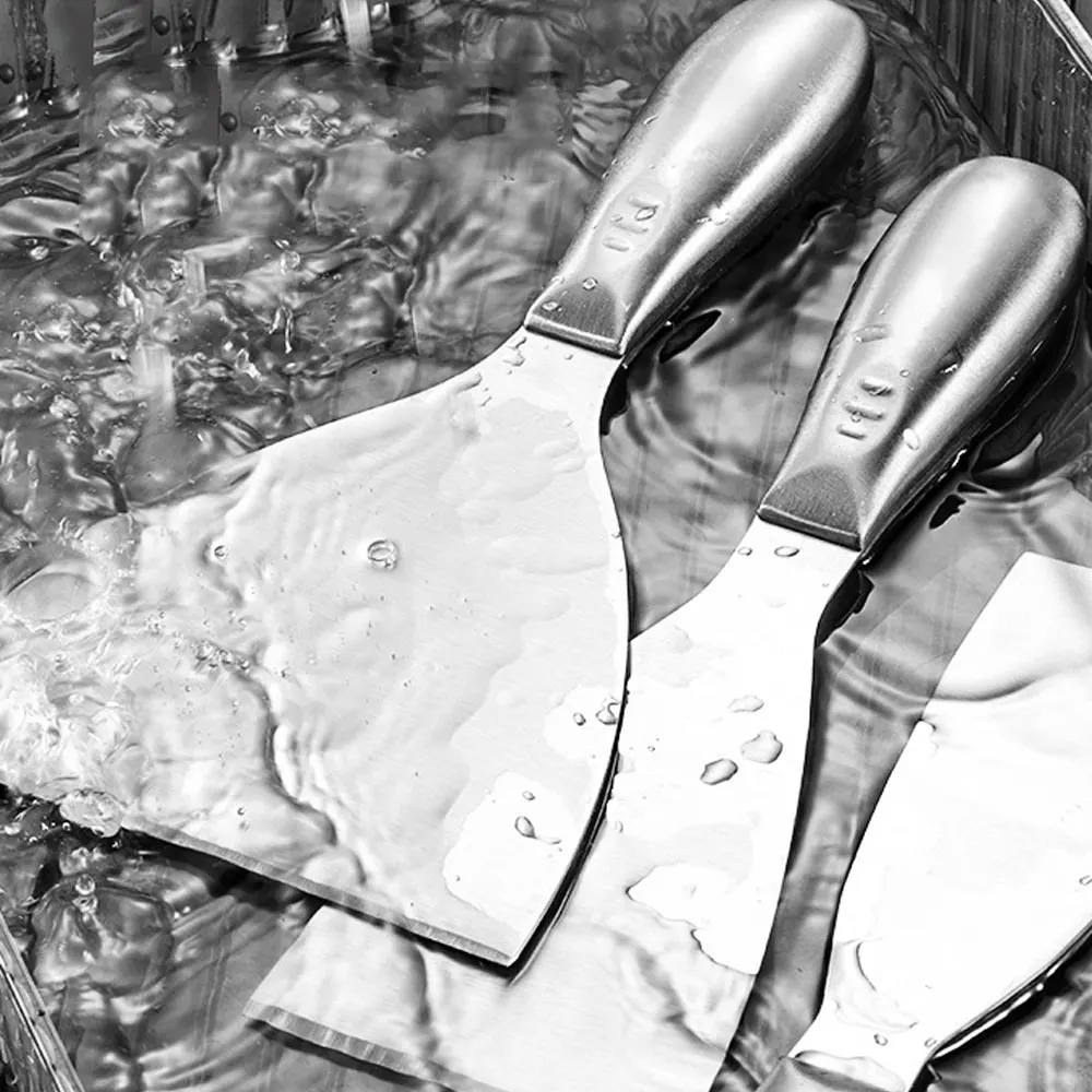 2/3/4/5 بوصة الفولاذ المقاوم للصدأ سكينة معجون مكشطة مجرفة أدوات الطلاء أدوات البناء التنظيف الصناعي المنزلي #5