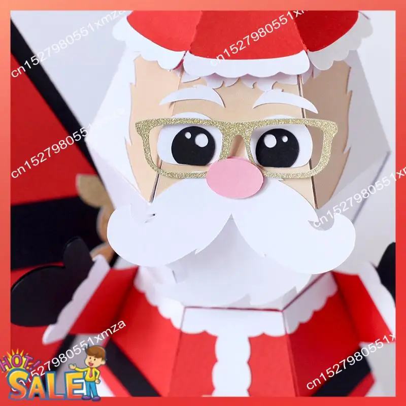 

ABCL SANTA BOX Card SVG Мгновенная загрузка Svg Project для Cricut, Scanncut, силуэт сборки видео в комплекте