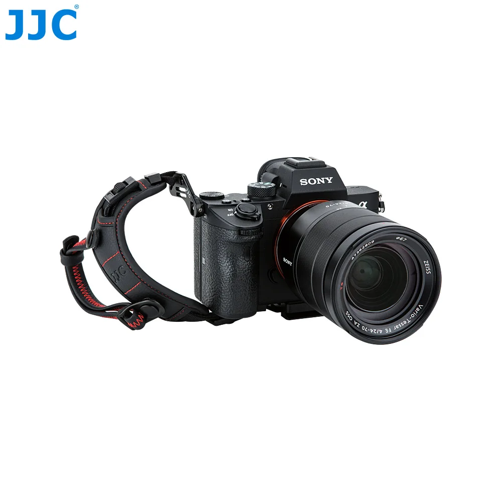 Pasek na nadgarstek JJC z płytką szybkiego zwalniania do aparatu Nikon Zf Zfc Z8 Z6II III Z7II Z5 Z50 Z30 Z9 Lustrzanka bezlusterkowa D850 D780