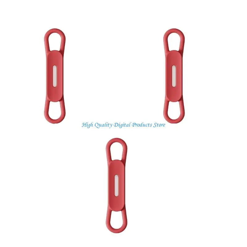 U2JE Reusable Pen Fastener Soft Silicone Material Office School Stationerys Organizers