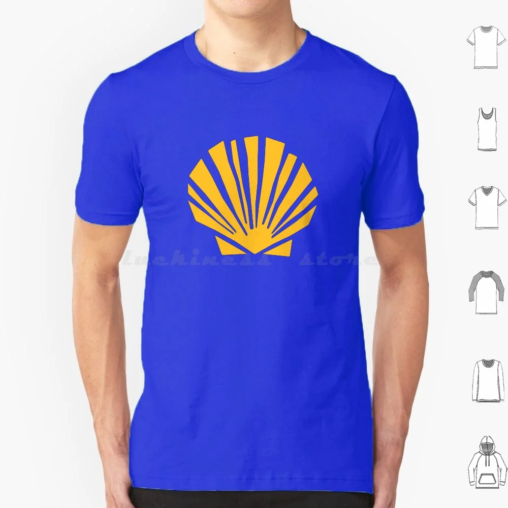 Camino De Santiago |   El camino de San James |   Camiseta festoneada talla grande 100% algodón Camino De Santiago Camino Santiago Camino Frances