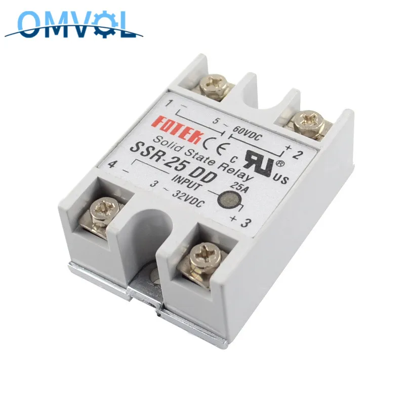 25A Actually ! FOTEK SSR-25DD Manufacturer 25A ssr relay,input 3-32VDC output 5-60VDC