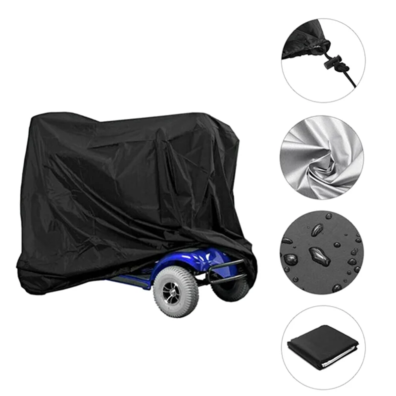 

Motorcycle Cover Waterproof Outdoor Indoor Scooter Wear-Resistant Fabric Motorbike Cover All Season Dustproof Protective-X67A