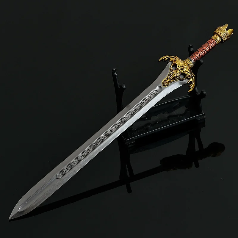 22cm New Game Figure Peripheral The King's Sword Metal Craftsmanship Props Model Desktop Decoration Ornaments Birthday Gifts Toy