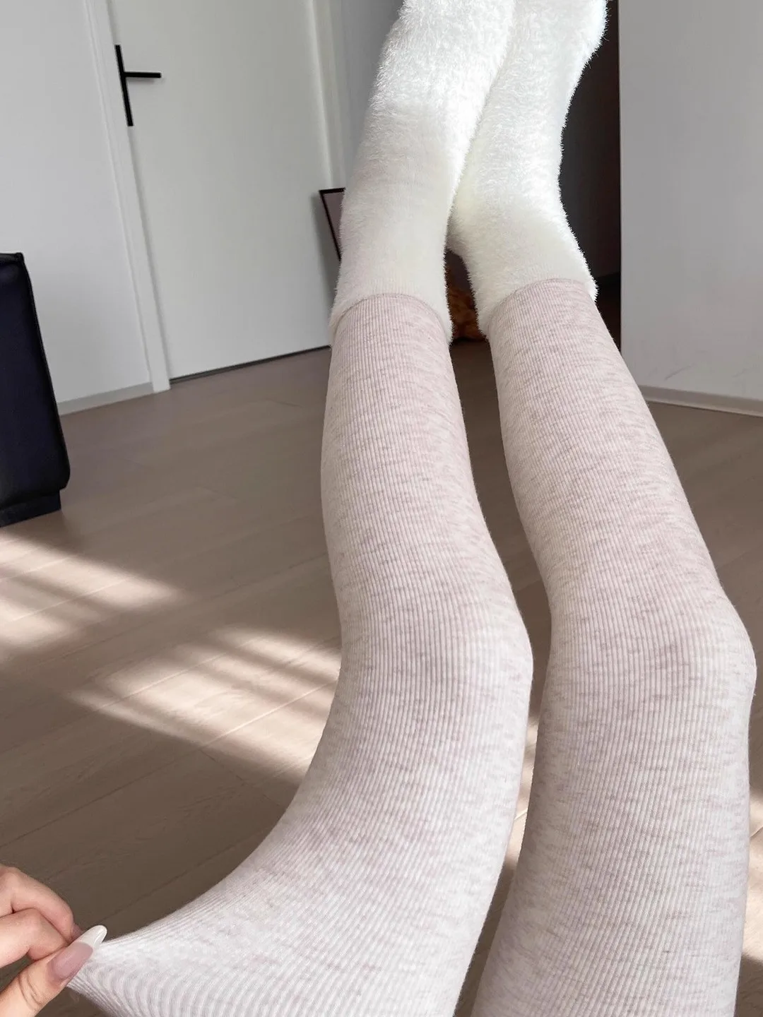 กางเกงโยคะผู้หญิง Thiened Fce รุ่นยืดหยุ่นกระชับทรงบอดี้สูท สไตล์ลำลองสำหรับเล่นกีฬา ฤดูใบไม้ร่วง ฤดูหนาว รุ่นใหม่ ให้ความอบอุ่นด้วยซับใน