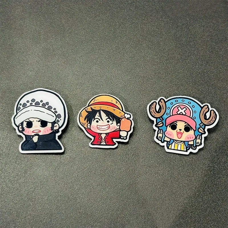 원피스 카와이 만화 Luffy Zoro Choba Usop 만화 아크릴 브로치 옷 schoolbag 귀여운 학생 배지 장식 도매