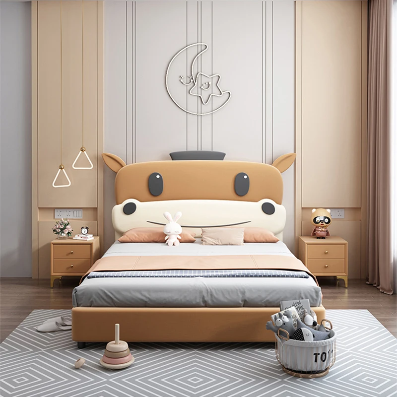 Creative Modern Design Popular Kids Bed for Bedroom Furniture with Storage Girls Boys Children Double Single Bed