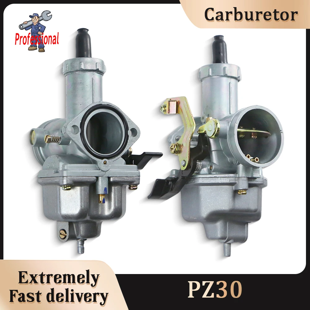 

30MM CG200 Motorcycle Carburetor PZ30 Manual Carb For 175- 250cc Dirt Pit Bike ATV Motocross CM200 XL250 TRX250 XR200
