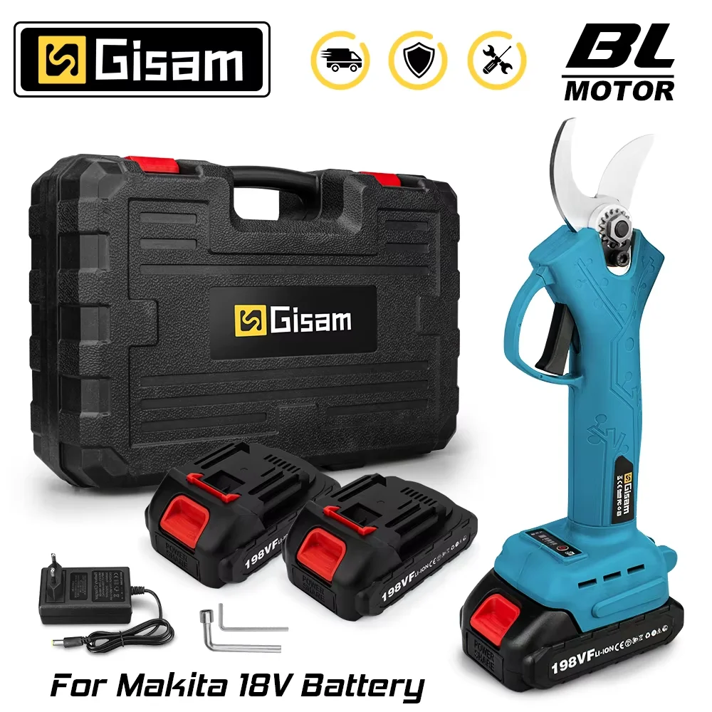 Makita – sécateur électrique sans balais à 4 vitesses, sans fil, pour arbres fruitiers, bonsaï, Branches de taille, outil de jardin pour broche de batterie 18V