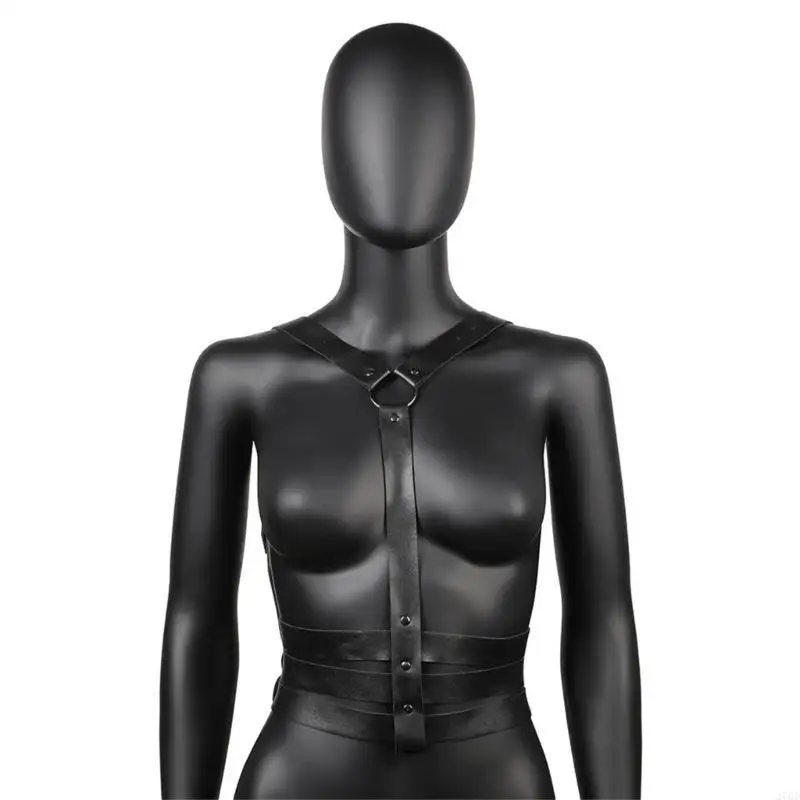 

Women Sexy PU Waist Belt Women Body Cage Sculpting Harness Suspender Waist Belt Suspenders Adjustable Length