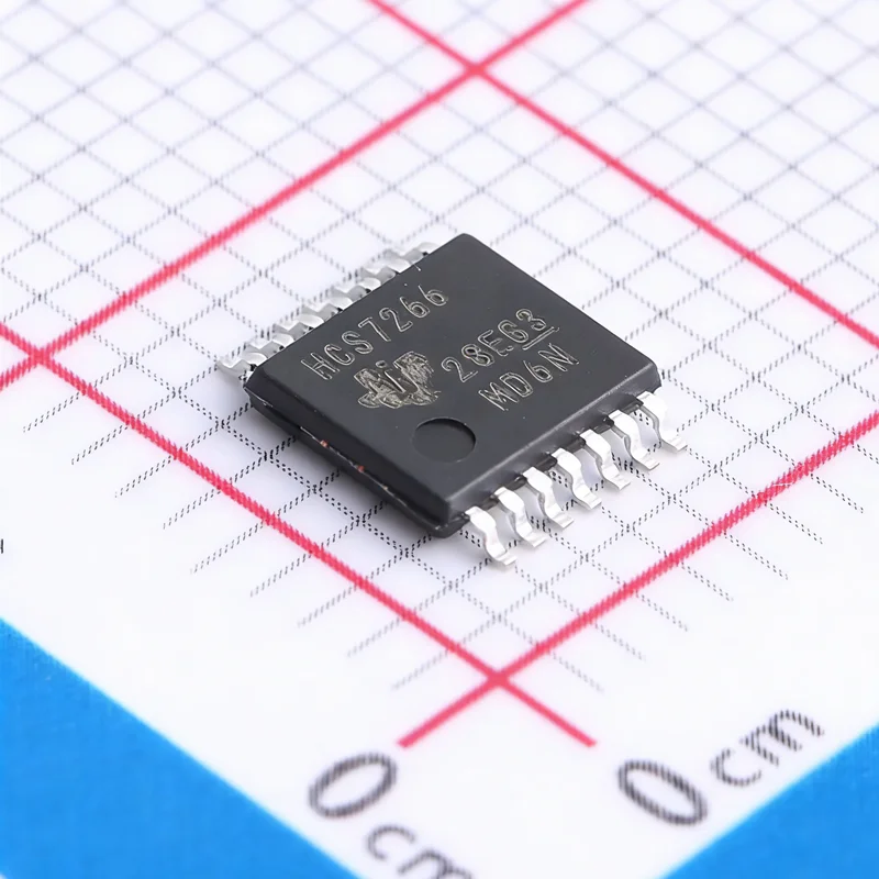 50PCS/LOT SN74HCS7266PWR marking HCS7266 XNOR (Exclusive NOR) IC 4 Channel Schmitt Trigger Input 14-TSSOP