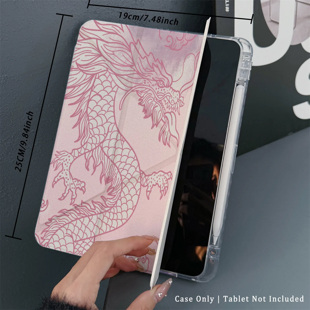 Capa para iPad, Capa Inteligente Compatível com iPad Air 6, Air 5, 4 e Compatível com iPad 10 - Compatível com iPad Pro 2024